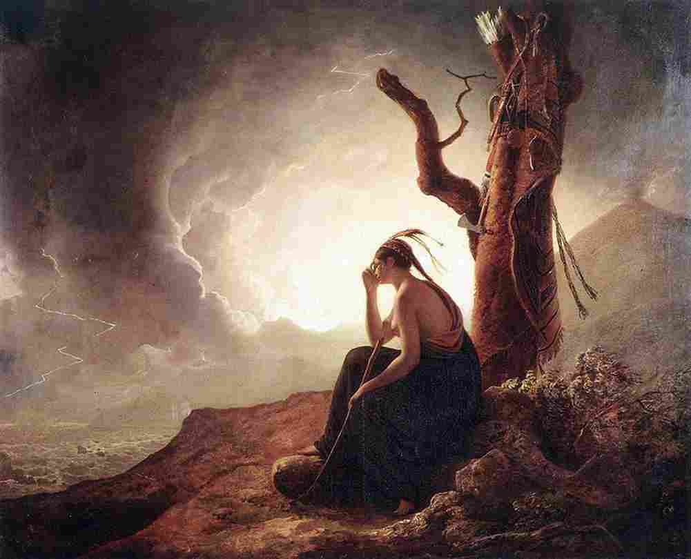 wright of derby indian widow Art A4 Photo Print