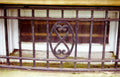 wrought iron fence Vintage A4 Photo Print