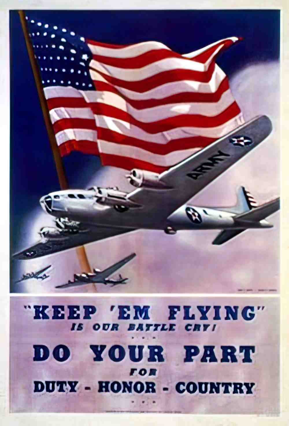 ww2BC Advert A4 Photo Print
