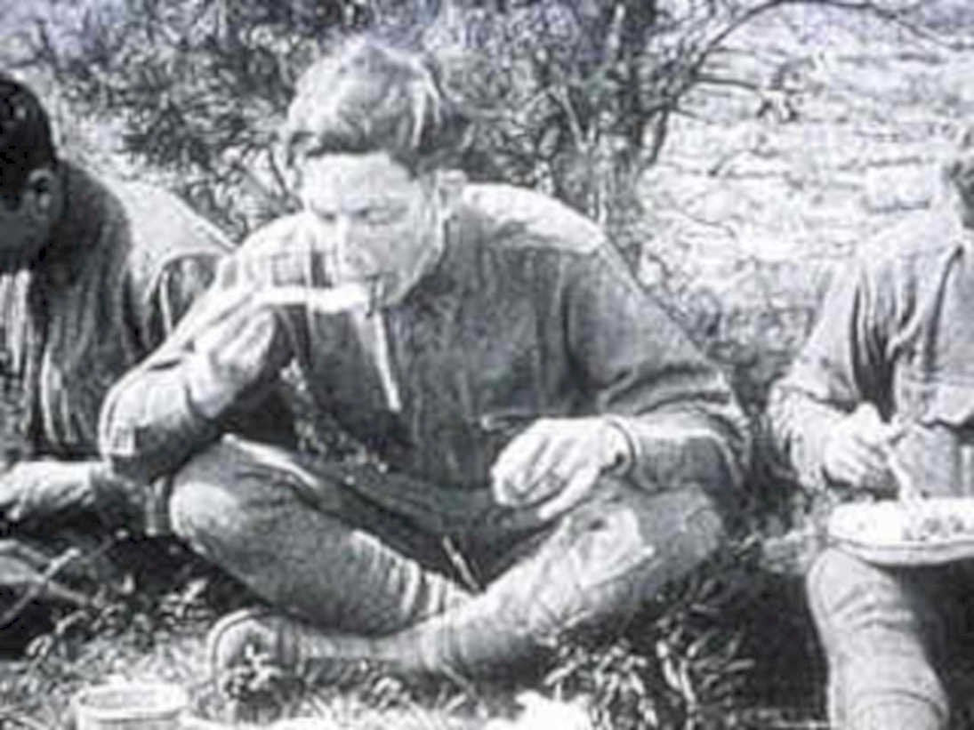 wwi soldier smoking1980s 1990s A4 Photo Print