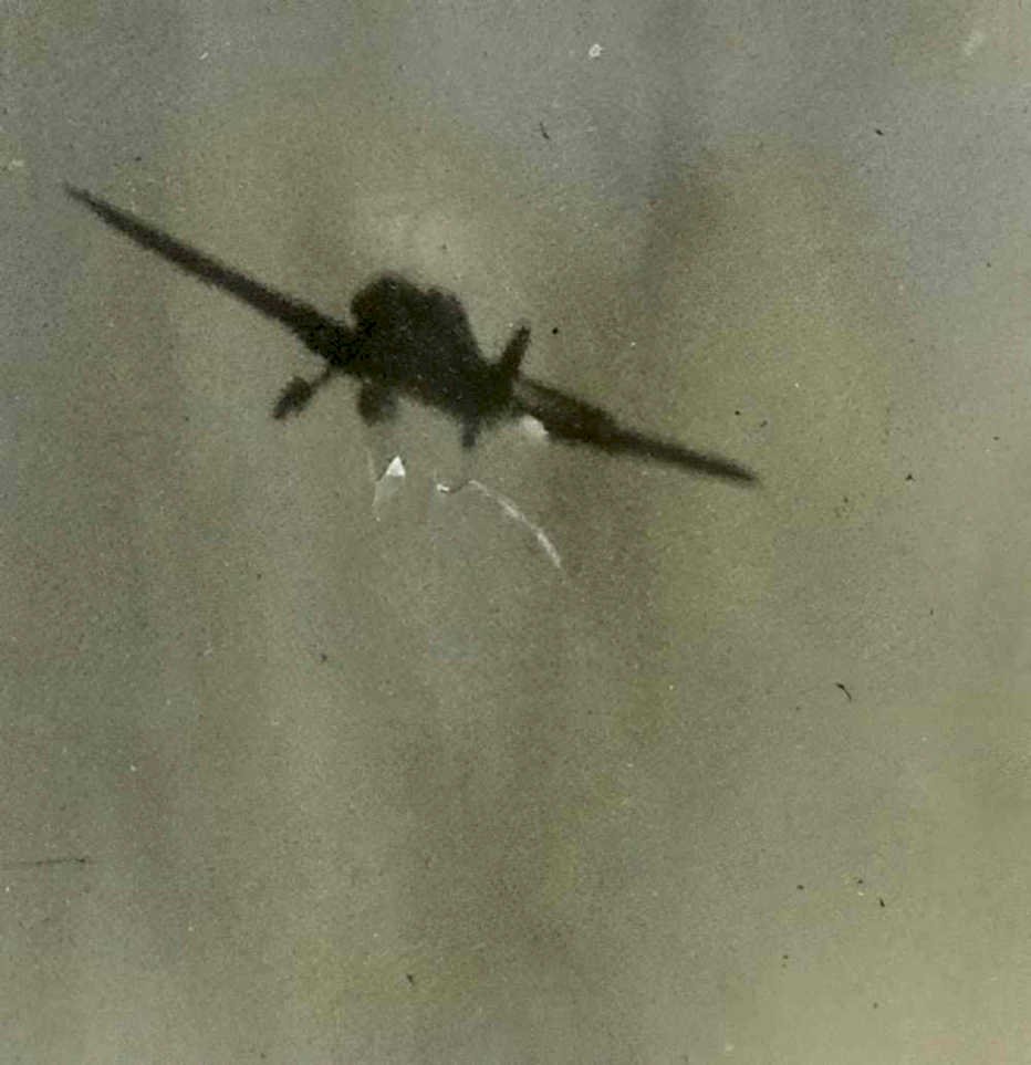 wwii fighter flight Vintage world war A4 Photo Print