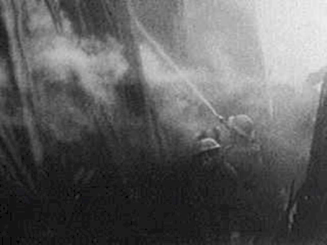wwii forest combat1980s 1990s A4 Photo Print