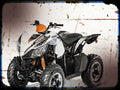 xc 450 Arctic Cat A4 Photo Print Motorbike Vintage Aged