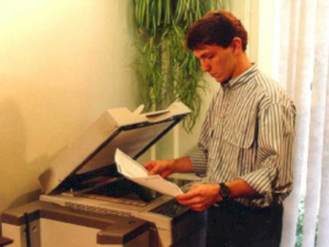 xerox copier documents1980s 1990s A4 Photo Print