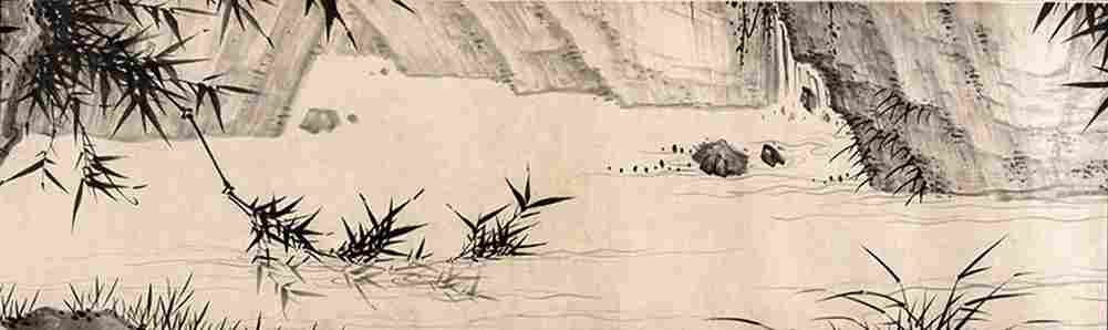 xia chang Bamboo After Rain on the Xiao and Xiang Rivers Art A4 Photo Print