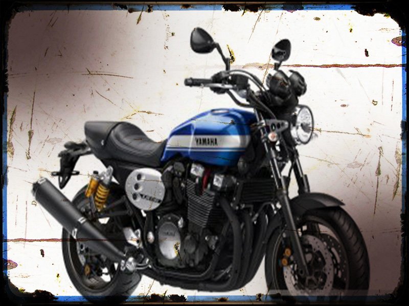 xjr1300 A4 Photo Print Motorbike Vintage Aged