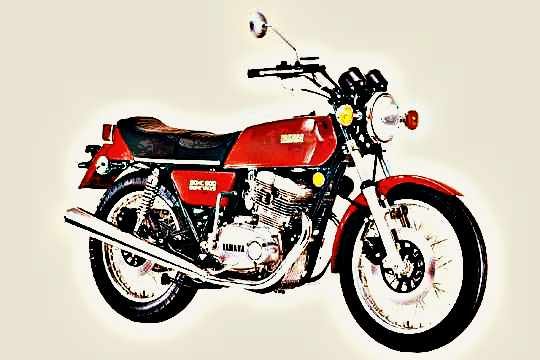 xs500c motorbike A4 Photo Print