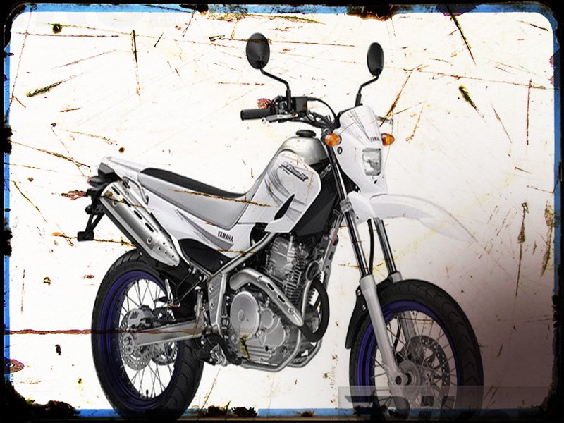 xt2 Yamaha A4 Photo Print Motorbike Vintage Aged