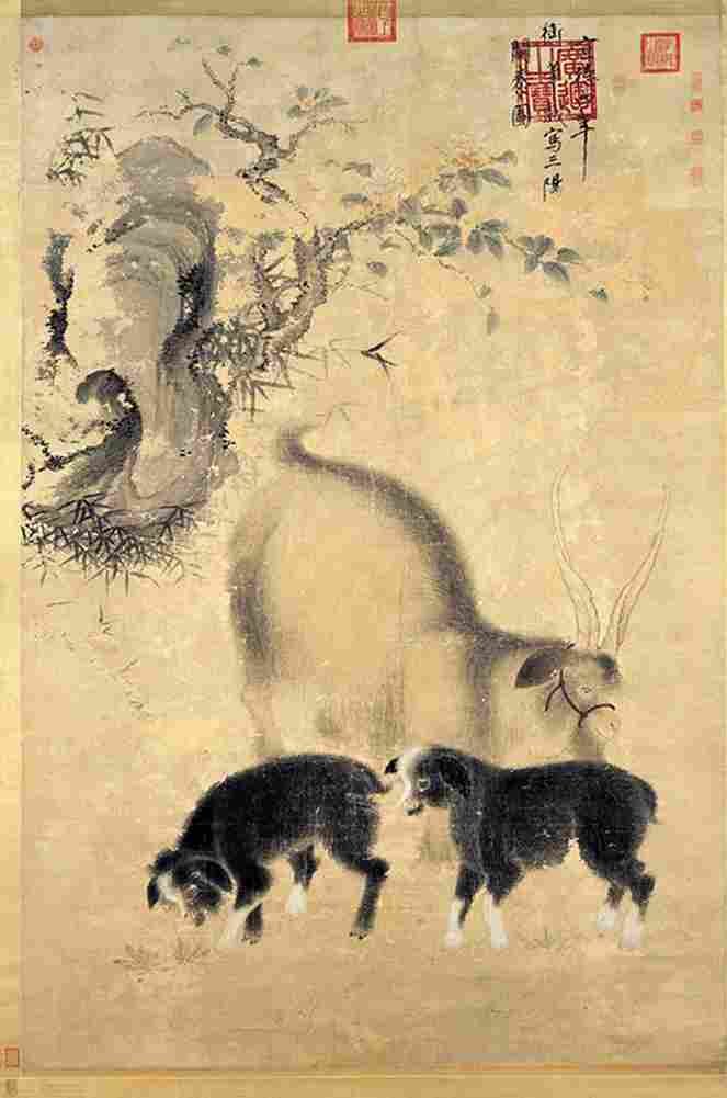 xuande Three Yang Goates Auspicious Start to the New Year Art A4 Photo Print