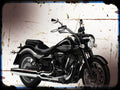 xv1900a A4 Photo Print Motorbike Vintage Aged