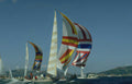 yacht race mediterranean Vintage A4 Photo Print