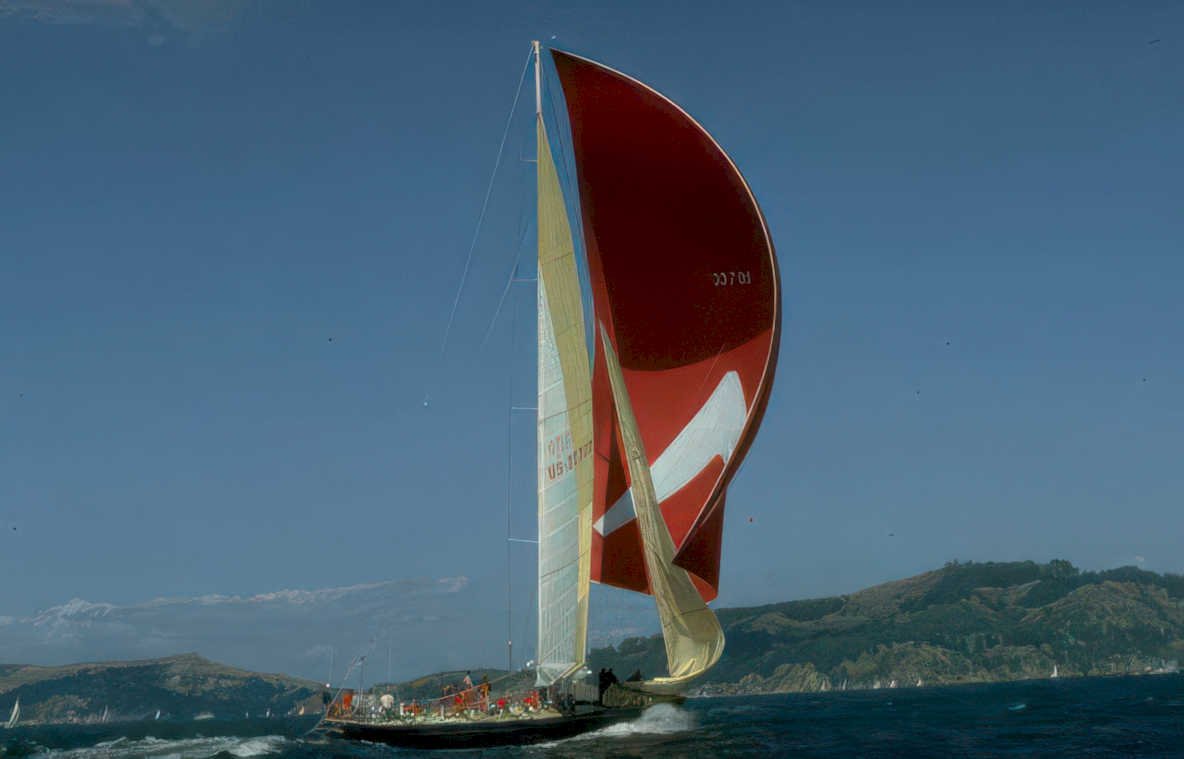yachts america cup Vintage A4 Photo Print
