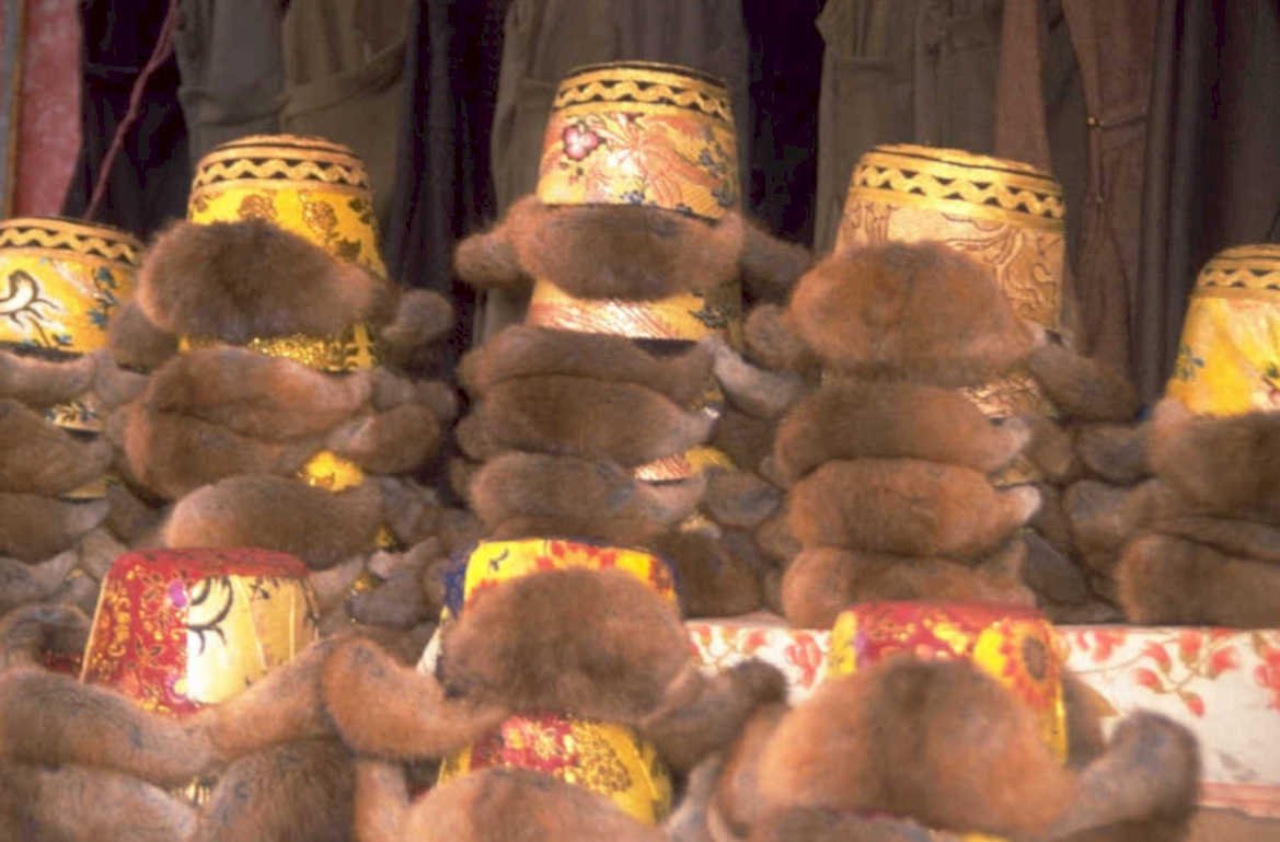 yak wool hats 1980s 1990s A4 Photo Print