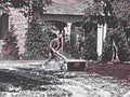 yard drainage wheelbarrow1980s 1990s A4 Photo Print