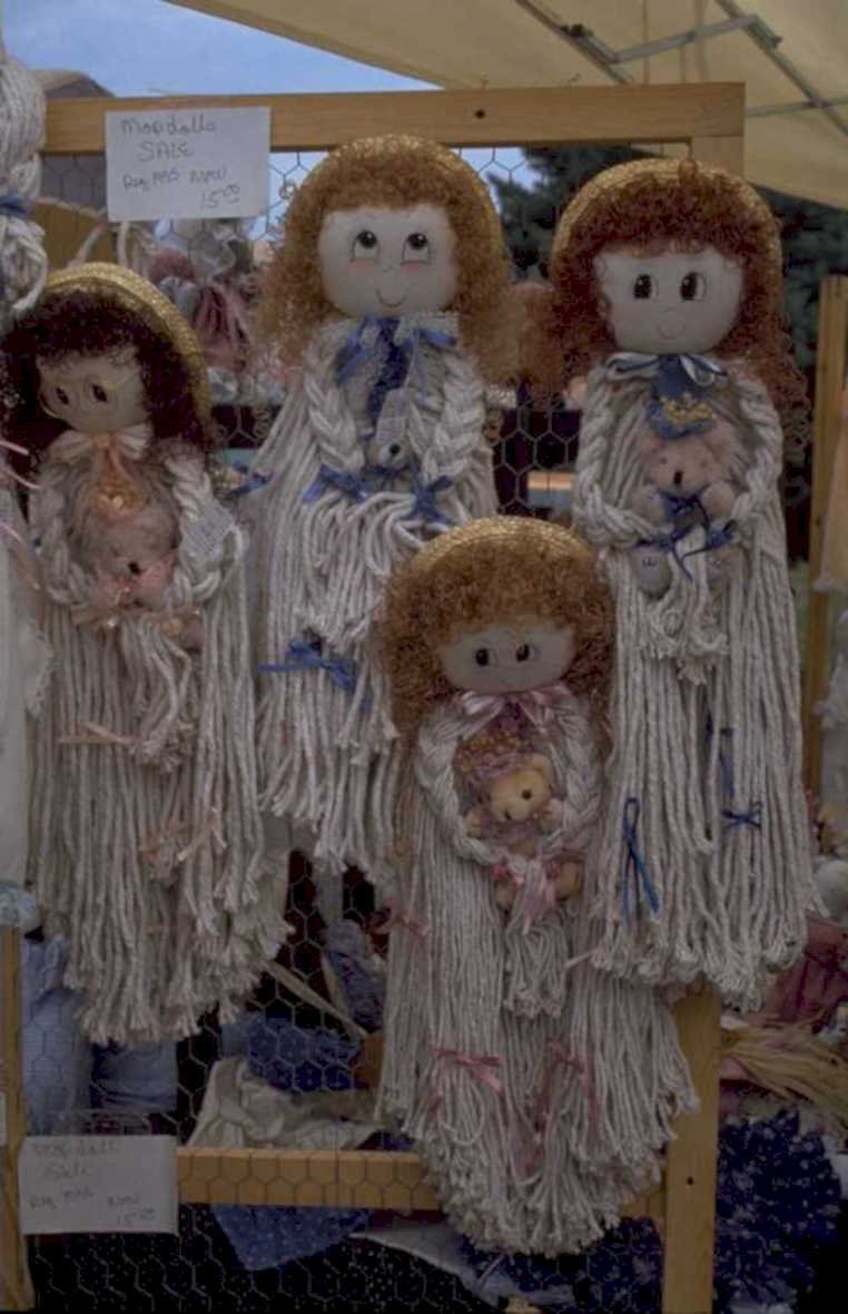 yarn dolls sale 1980s 1990s A4 Photo Print