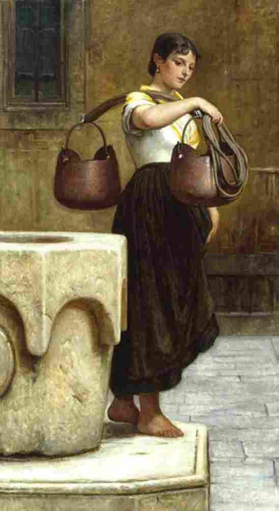 yeames A Venetian water carrier Art A4 Photo Print