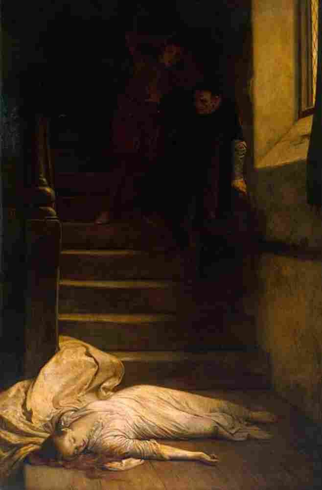 yeames Amy Robsart s Death Art A4 Photo Print