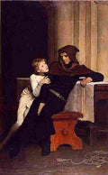 yeames Prince Arthur and Hubert Art A4 Photo Print