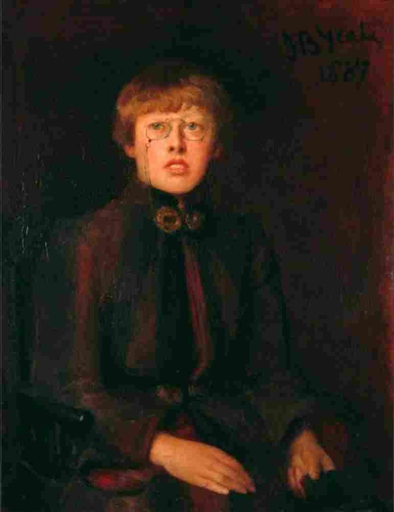 yeats john b Katherine Tynan Hinkson Art A4 Photo Print