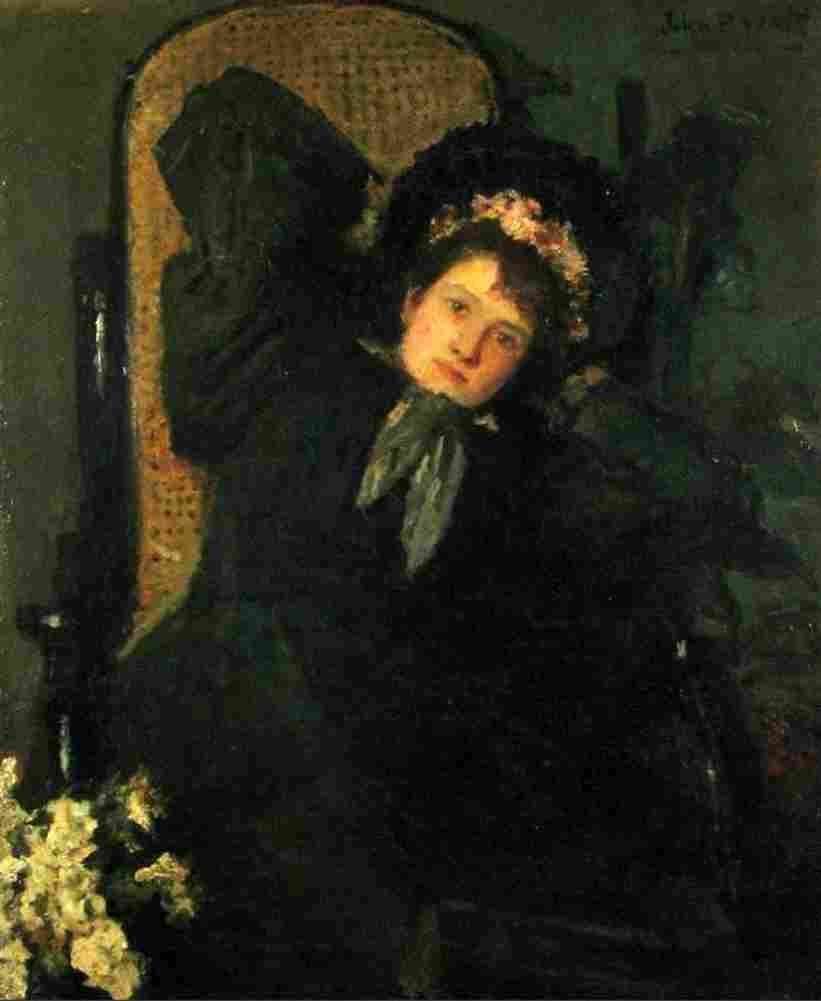 yeats john b The Artist s Daughter Lily Art A4 Photo Print