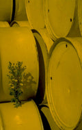 yellow barrels drums 1980s 1990s A4 Photo Print