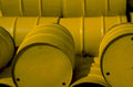 yellow barrels storage 1980s 1990s A4 Photo Print