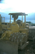 yellow cat roller Vintage A4 Photo Print