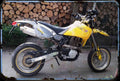yellow ccm 604 supermoto Aged A4 Photo Print