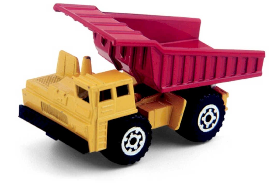 yellow dump truck1980s 1990s A4 Photo Print