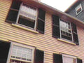 yellow house shutters1980s 1990s A4 Photo Print