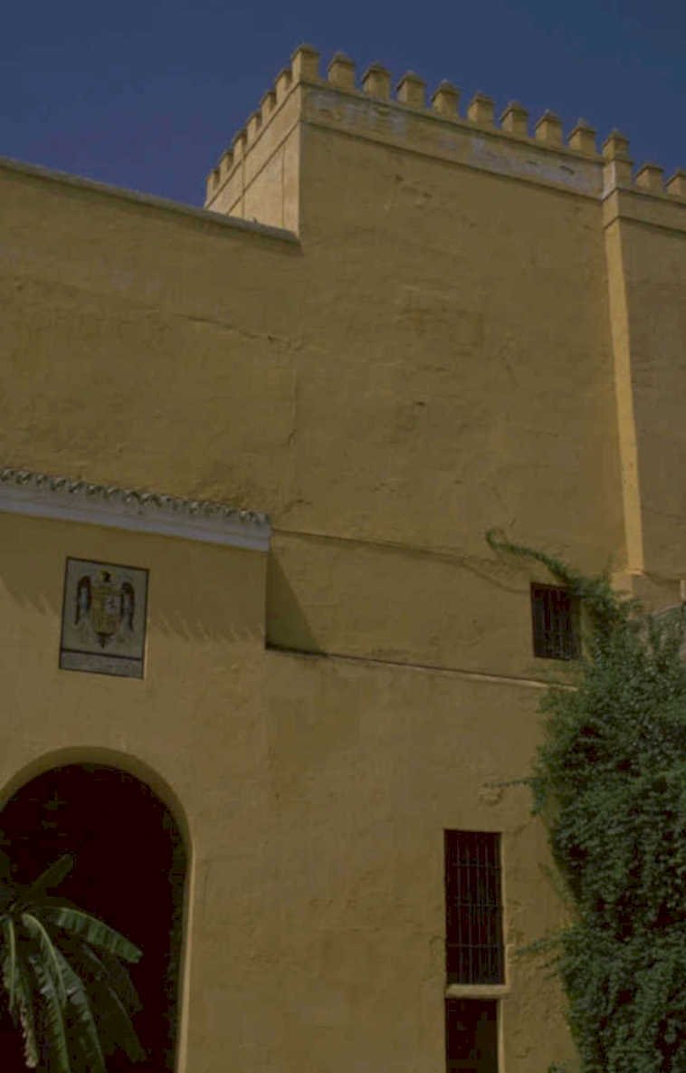 yellow stucco palace 1980s 1990s A4 Photo Print