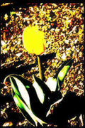 yellow tulip leaves Vintage A4 Photo Print