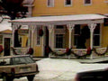 yellow victorian wagon1980s 1990s A4 Photo Print