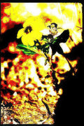 yellow wildflowers stilllife Vintage A4 Photo Print