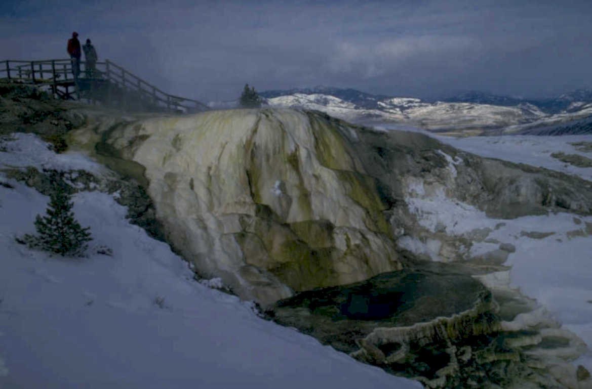 yellowstone hot springs 1980s 1990s A4 Photo Print