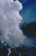 yellowstone prismatic steam Vintage A4 Photo Print