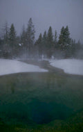 yellowstone prismatic winter 1980s 1990s A4 Photo Print