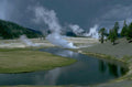 yellowstone river geysers 1980s 1990s A4 Photo Print