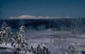 yellowstone winter snow Vintage A4 Photo Print