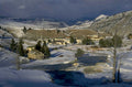yellowstone winter village 1980s 1990s A4 Photo Print