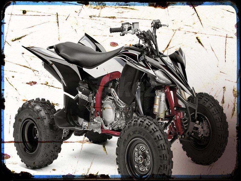 yfz450r se Yamaha A4 Photo Print Motorbike Vintage Aged