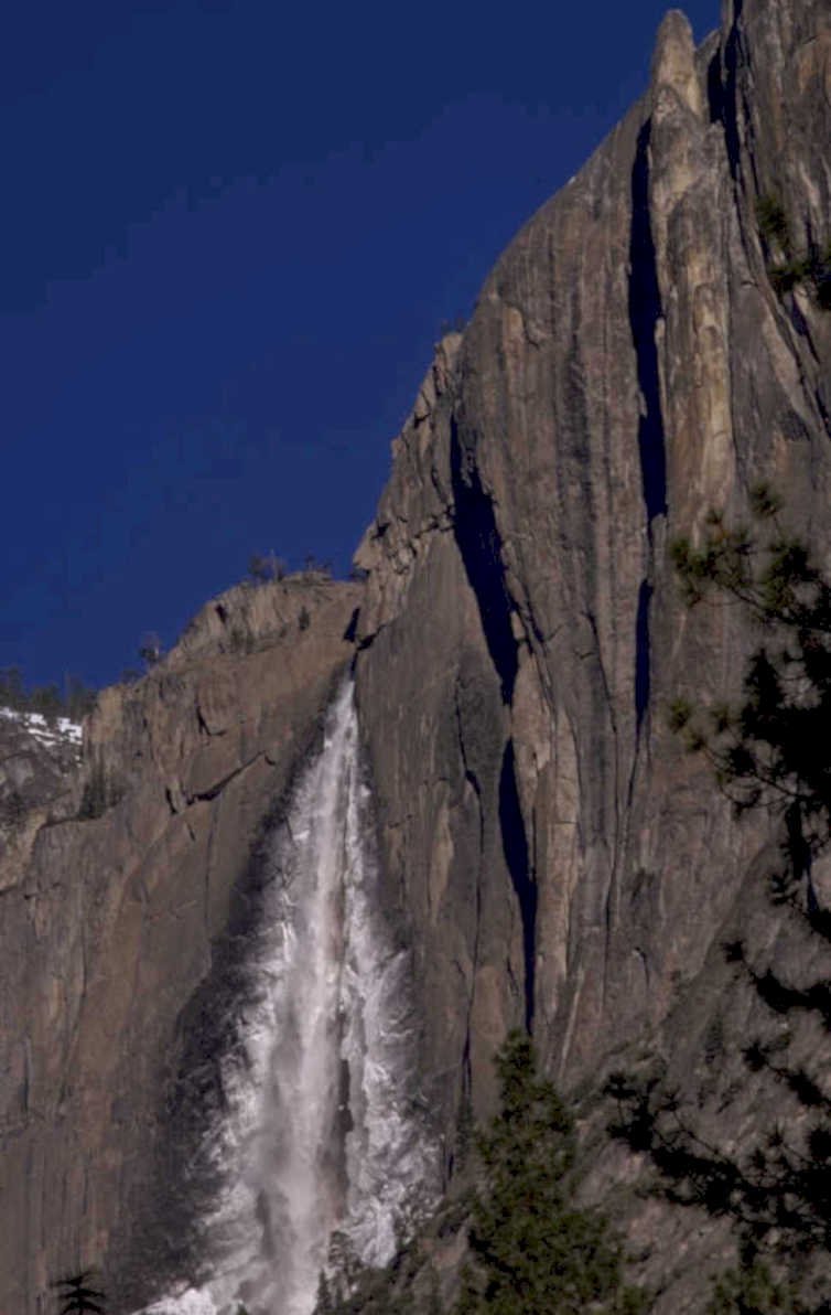 yosemite fall waterfall 1980s 1990s A4 Photo Print
