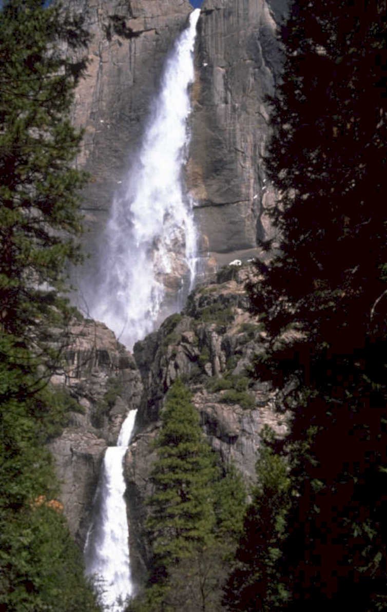 yosemite falls cascade 1 1980s 1990s A4 Photo Print
