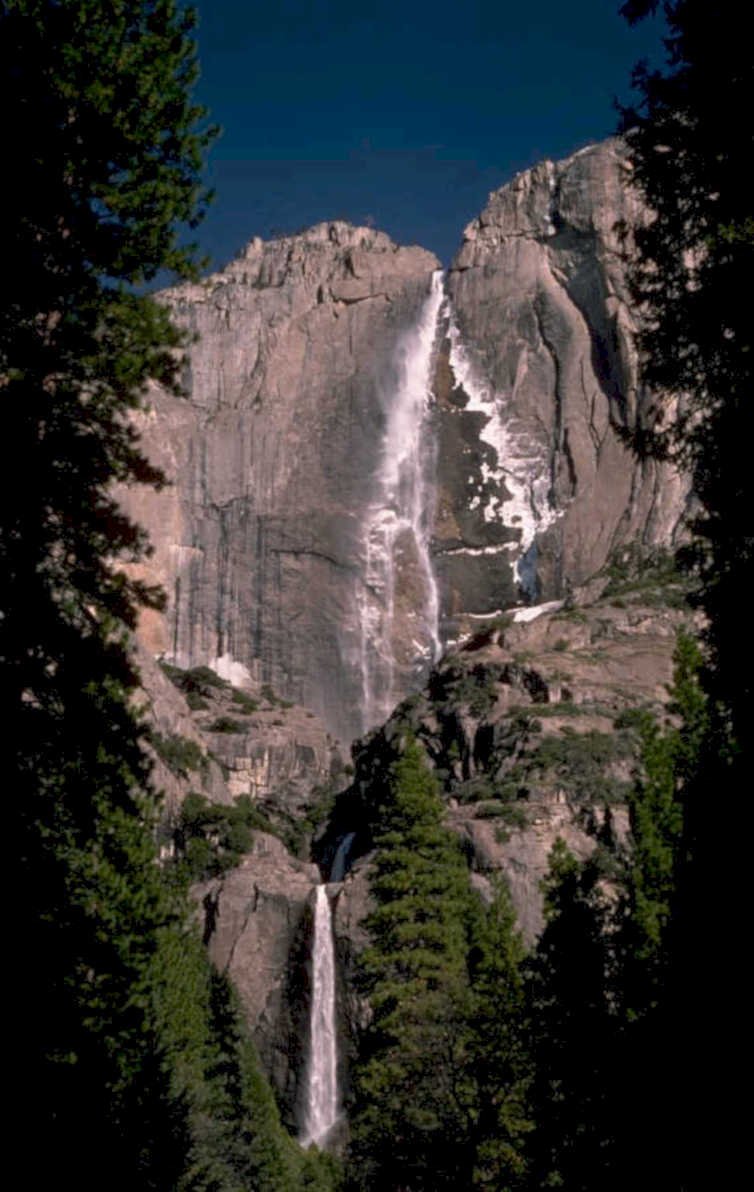 yosemite falls cascade 2 1980s 1990s A4 Photo Print