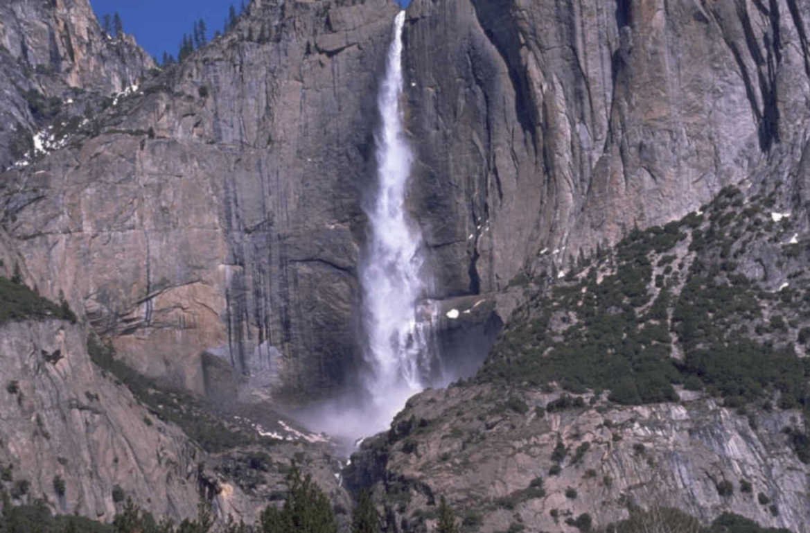 yosemite falls cascade 3 1980s 1990s A4 Photo Print