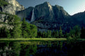 yosemite falls reflection 1980s 1990s A4 Photo Print