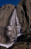yosemite falls waterfall 1980s 1990s A4 Photo Print