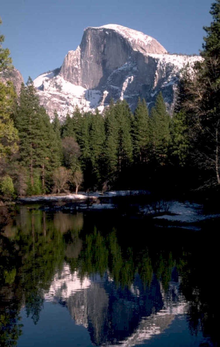 yosemite half dome 3 1980s 1990s A4 Photo Print