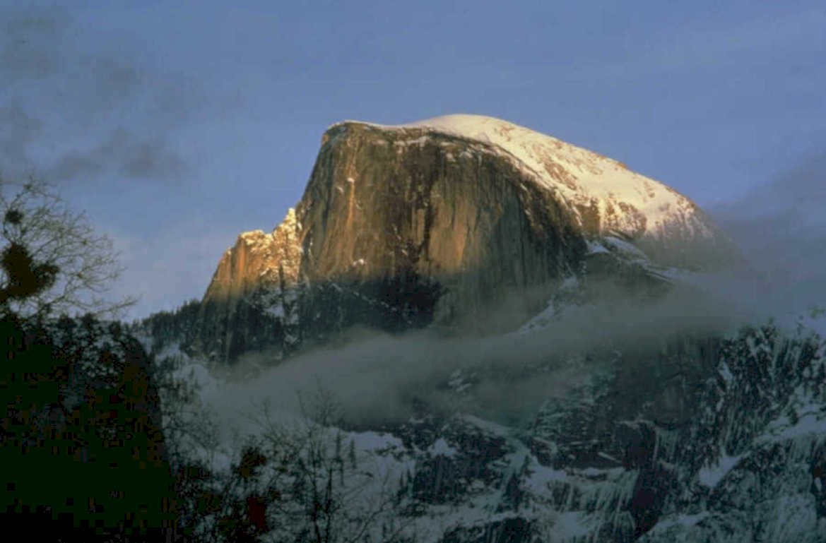 yosemite half dome 5 1980s 1990s A4 Photo Print
