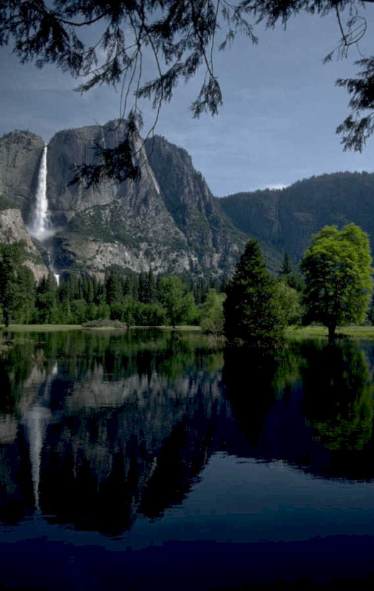 yosemite mirror lake 3 1980s 1990s A4 Photo Print